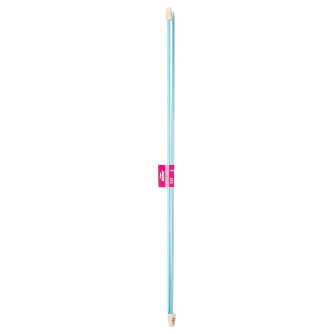 Susan Bates Silvalume Single Point Knitting Needles 14"-Size 3/3.25mm